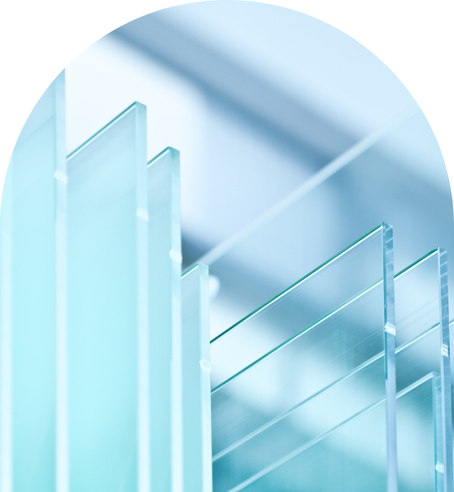 divisiones en vidrio